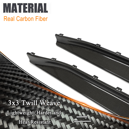 Umbrales laterales de carbono Side Skirts umbral enfoque para BMW Serie 3 G80 M3 2021-2024 - Imagen 9 de 12