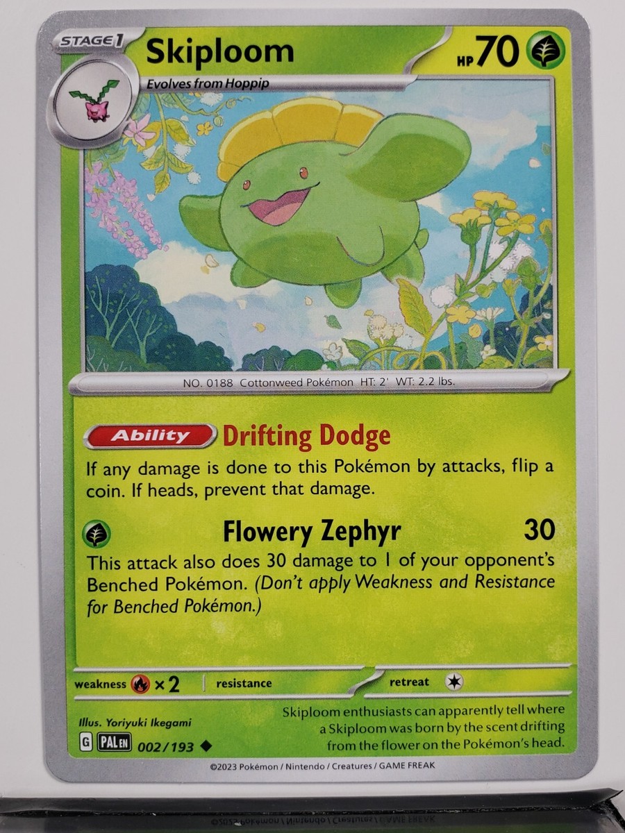 Skiploom 002/193 NM / M - Paldea Evolved Scarlet Violet