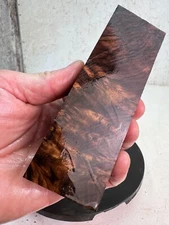 Stabilized Turkish Walnut Burl Knife Block | Premium Figure | STW 105