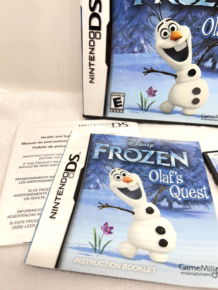 Disney Frozen Olaf's Quest Nintendo 3DS Complete With Manual eBay