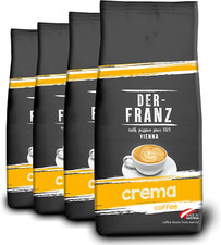 Der-Franz Crema Coffee, whole bean, 4 x 1000 g 14.61 per kilo