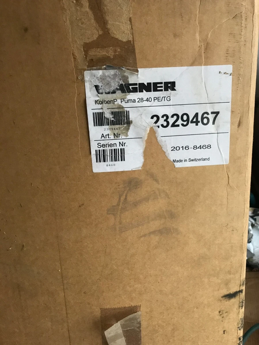 Wagner PE/TG Piston Pump 2329467 | eBay