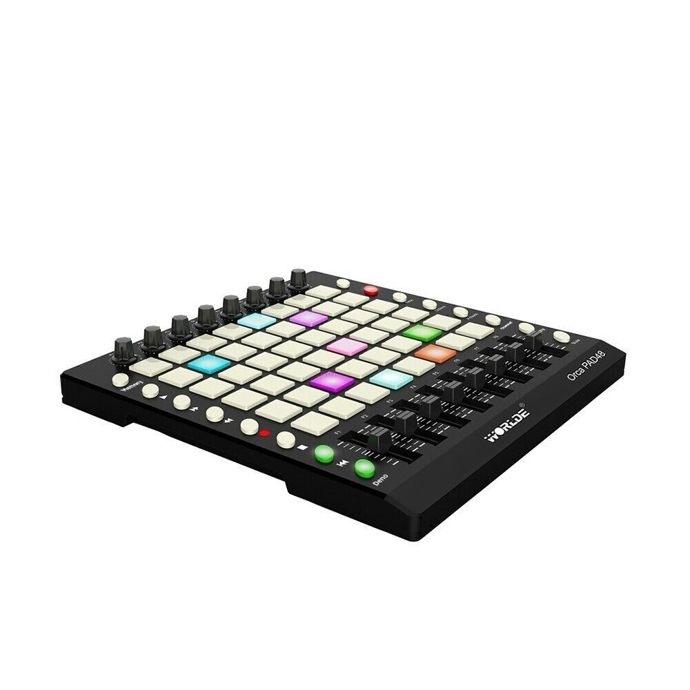worlde orca pad48 MIDIコントローラ worlde ORCA PAD48 PRO USB MIDI Audio Drum Pad Controller 48
