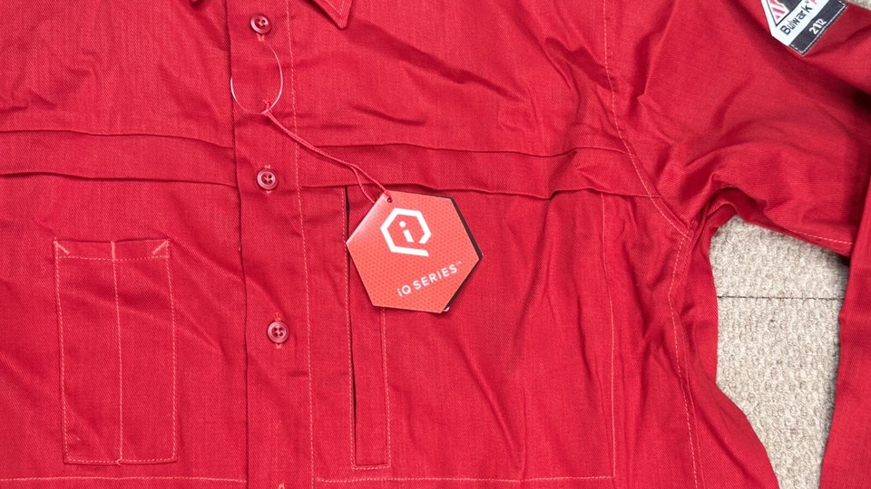 Bulwark FR 2112 Men's Protective Apparel Button Up Shirt Size Large - Image 3 of 4