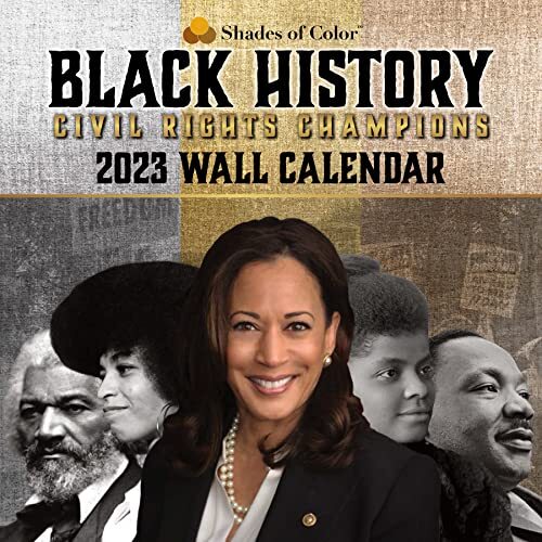 2023 African American Monthly Wall Calendar, Shades of Color: Black History  -... | eBay