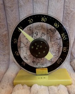 Zodiac Thermometer Vintage 1930's