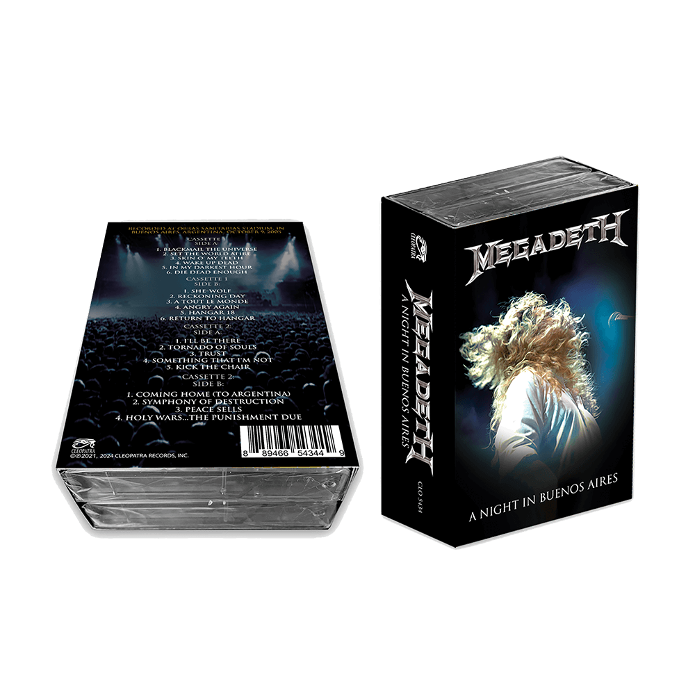 Megadeth - A Night In Buenos Aires (Double Cassette) | eBay