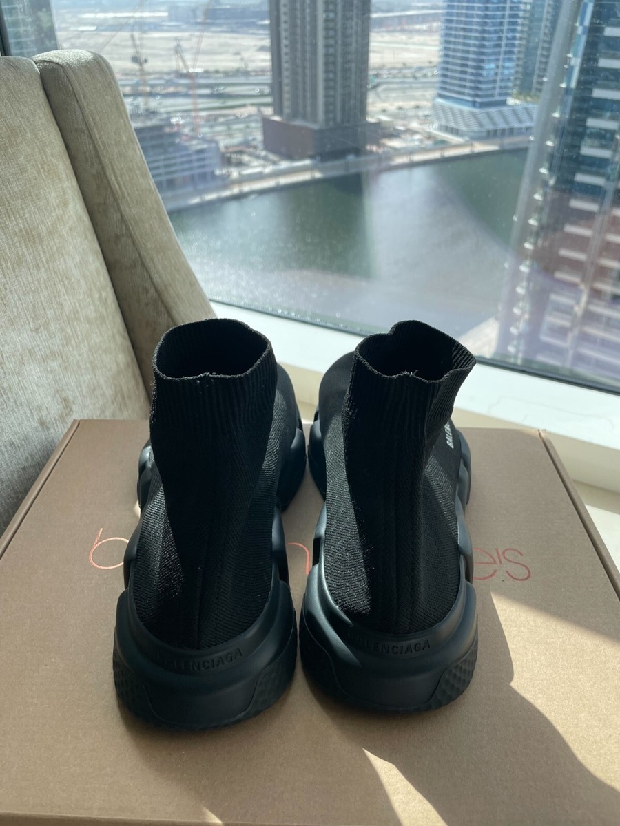 スニーカー Balenciaga Speed Trainer Black Buy Balenciaga Speed Trainer Mid 'Triple Black