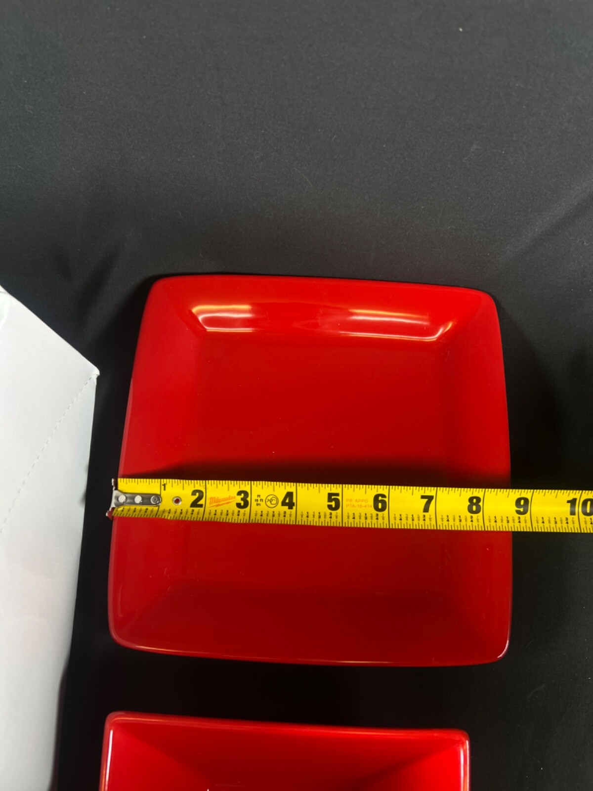 9X espana life style macys new dinner plate blaze red set bowl salad kitchen