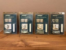 4 NEW Bose OEM White Wall Ceiling Bracket Speaker Mounting Kits UB-20 W