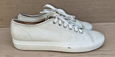 COMMON PROJECTS ORIGINAL ACHILLES LOW GRAY LEATHER 4074 39 0506 SNEAKERS Sz 39