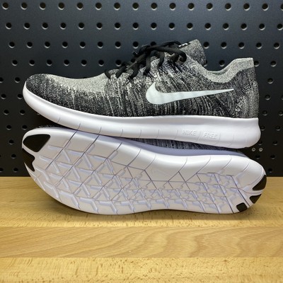 Nike Free RN Flyknit âOreoâ Running Shoes Black White 880843-003 Menâs Size 14 | eBay
