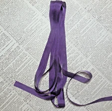 Vintage Seam Binding Ribbon 5 Yds "Eggplant" Rayon Sewing Trim Crafts Gift Wrap