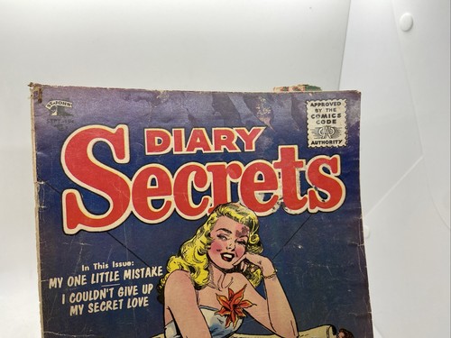 Diary Secrets #30 escasa portada de Matt Baker Edad de Oro cómic de San Juan 1955 - Imagen 6 de 24