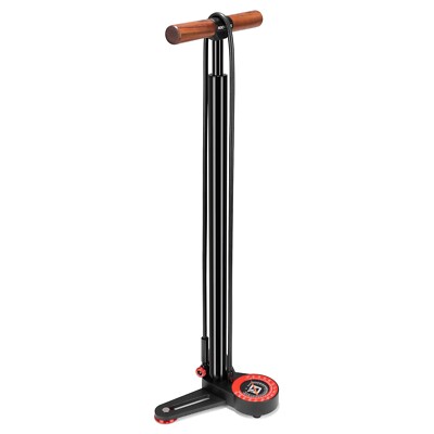 ROCKBROS Stand Fahrradpumpe mit Manometer 240PSI/16,5bar Hochdruck Luftpumpe ALU