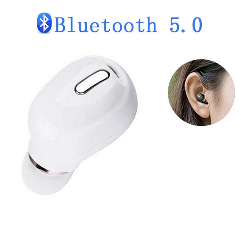 Earphones With Mic Sport Headset Mini Wireless Bluetooth Earbuds In-Ear Stereo - Image 2 of 4