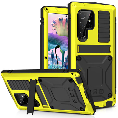 Metall Hülle für Samsung S23 Ultra S23 Plus Gorilla Robust Stoßfest Cover