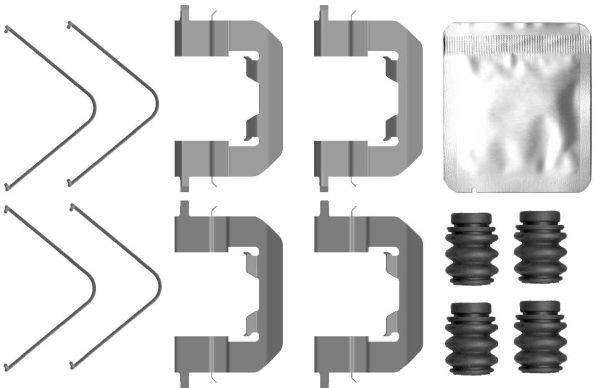 Textar ZubehöRsatz, Scheibenbremsbelag 82556600 FüR Hyundai KIA-image