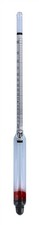 Clear Glass Alcohol Hydrometer - 0-200 Proof  0-100 Tralle for Accurate Testing