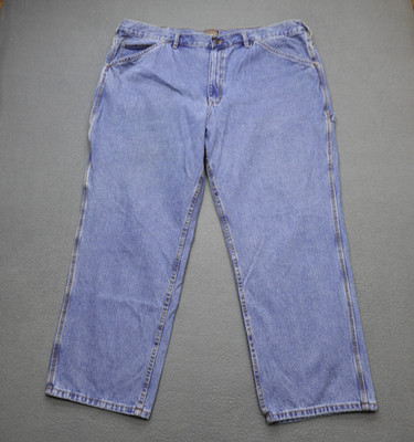 C.E. Schmidt Workwear Jeans Men's 46x30 Fits 44/30 Blue Denim Carpenter Straight