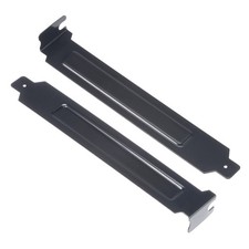 10 Pack PCI Slot Covers with Screws for PC Case Dustproof Black