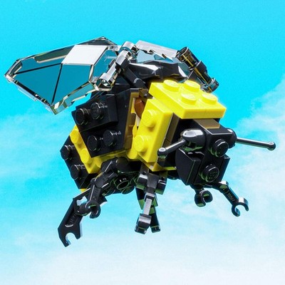 Bumblebee made using LEGO parts