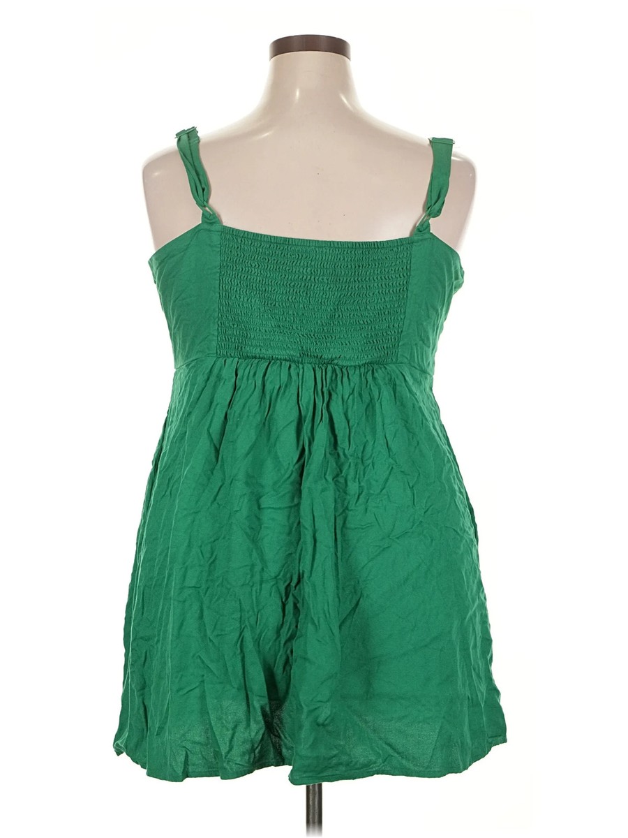 Old Navy Women Green Cocktail Dress XXL View 2
