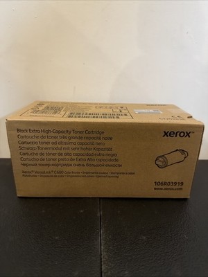 Genuine Xerox 106R03919 Black Extra High Capacity Toner Cartridge VersaLink C600