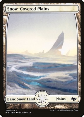 Snow-Covered Plains Basic Land Regular #250 | MH1 Modern Horizons | MTG