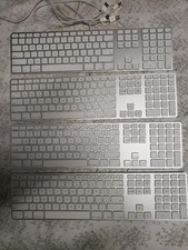  4  Genuine Apple A1243 Wired Mac Standard USB Keyboard w/ Numeric Keypad,