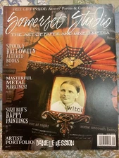 Somerset Studio 2009 Art of Paper Mixed Media Magazine VINTAGE HALLOWEEN (#SB#47