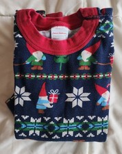 Hanna Andersson Elf Christmas Organic Cotton Pajamas Youth Size US 8  130 Cm
