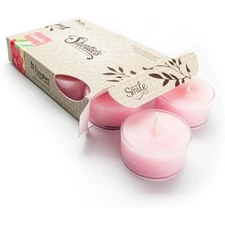 Pure Carnation Premium Tealight Candles - Highly Scented with Essentia