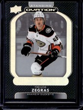 2021-22 Upper Deck Ovation Trevor Zegras Standing Rookie RC #/500 Ducks