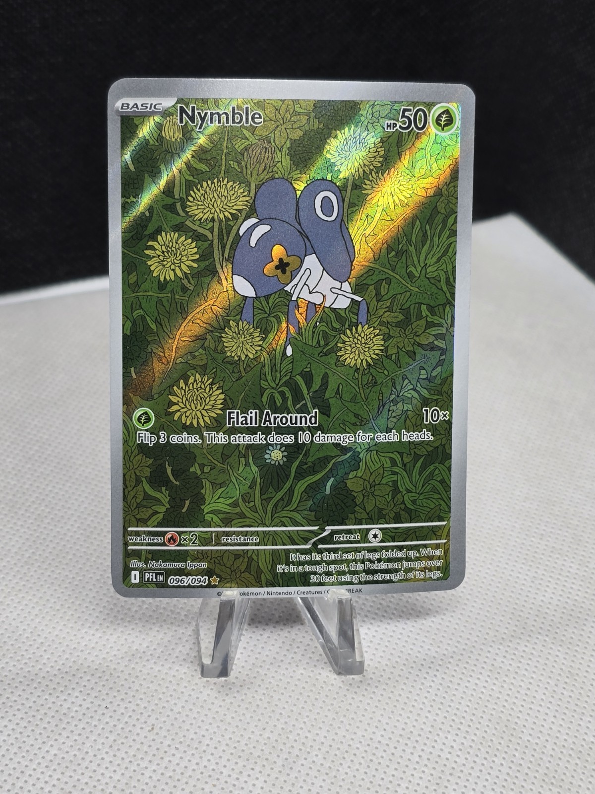 2025 Pokemon Phantasmal Flames NYMBLE 096/094 Illustration Rare