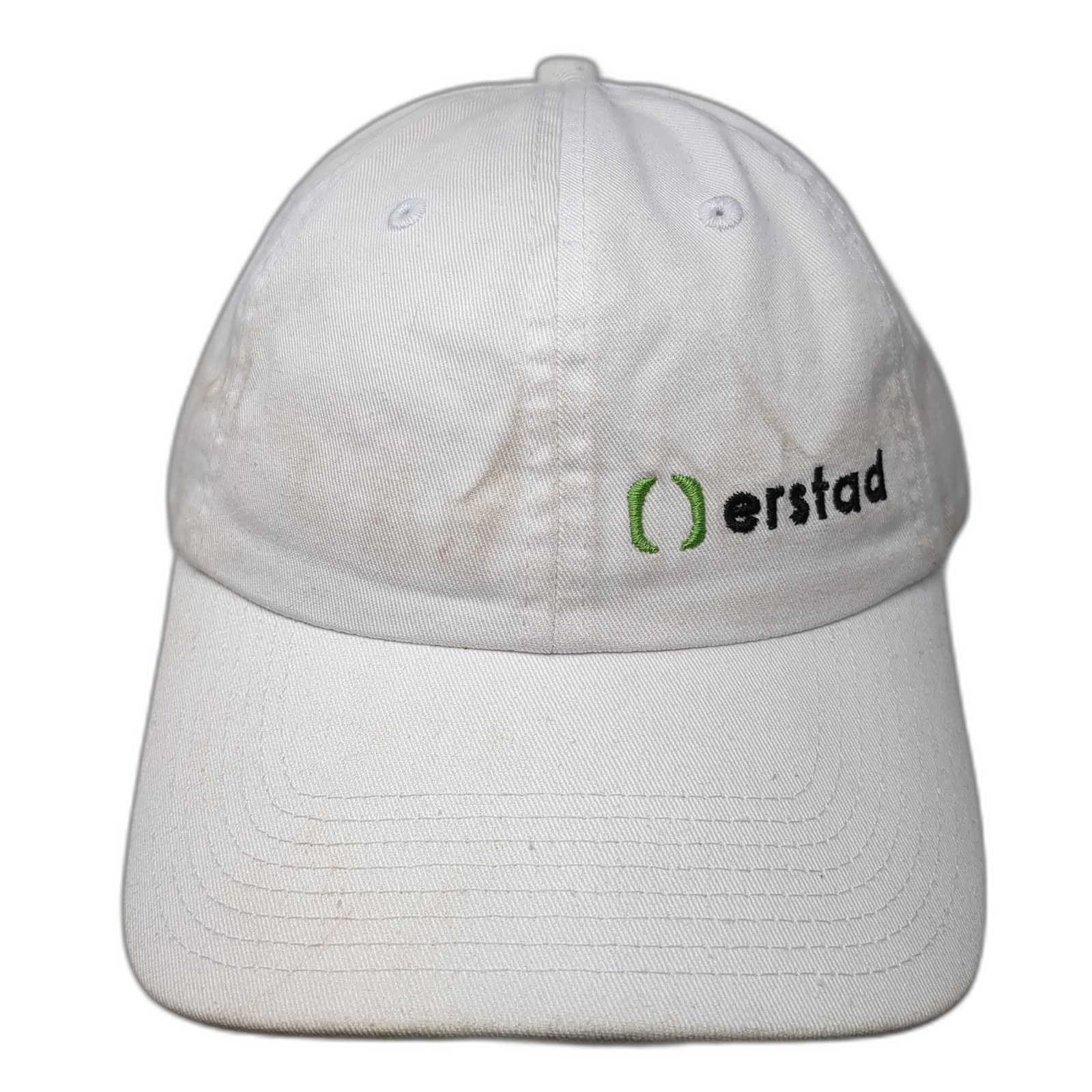 Ersfad Slideback Hat Solid White One Size Embroid… - image 1