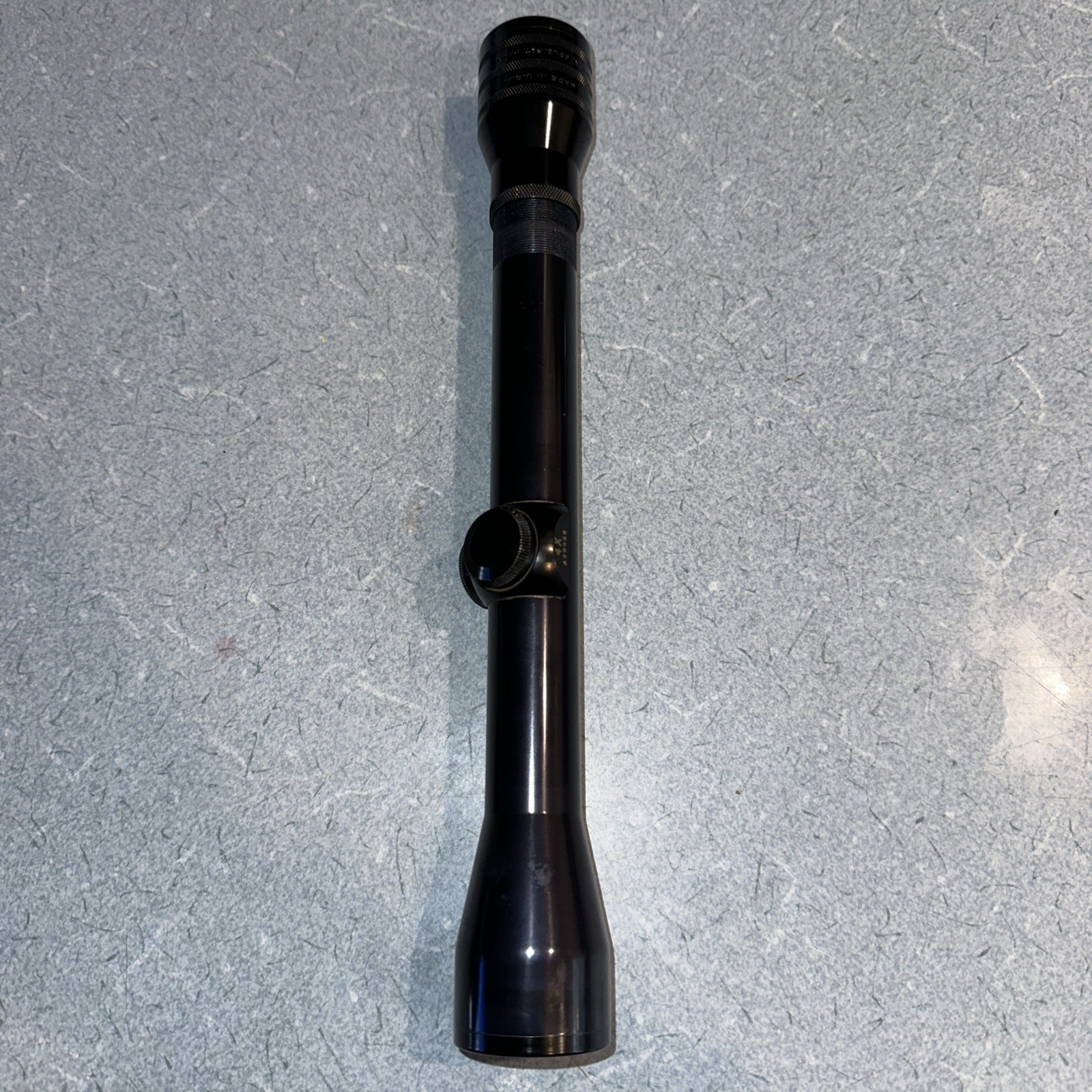 Fixed Power Rimfire Scope 4x RARE Vintage Redfield Cub Bear 4x Fixed Power Rifle Scope READ ...