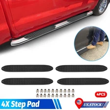 Universal WSP001KIT Replacement Step Pad for 3" Round Nerf Bars - Set of 4 Black