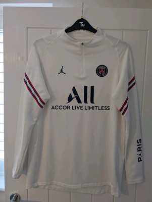 PSG Training Top 1/4 Zip Herren Größe XL Air Jordan Authentic Nike Selten 