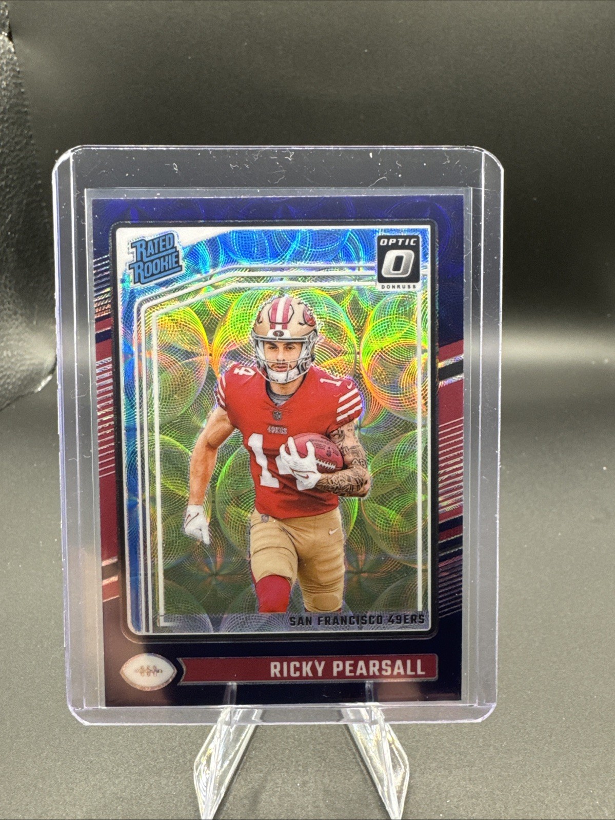 2024 Panini Donruss Optic - Rated Rookie Ricky Pearsall #284 Purple Scope Prizm