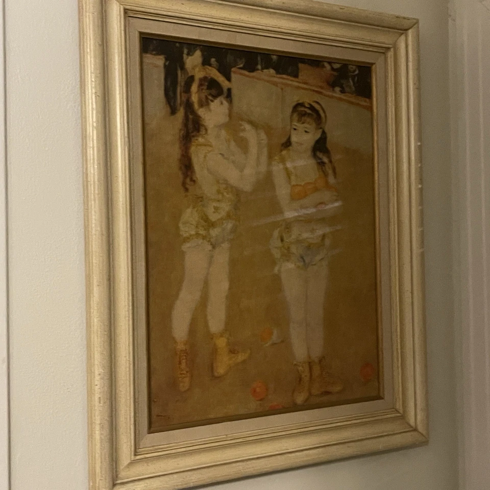 Pierre-Auguste Renoir The Two Circus Girls Lithograph After Renoir Painting - Image 2 of 4