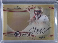 2013 Exquisite Collection Dimensions 15/25 EJ Manuel #D-EM Auto wo2