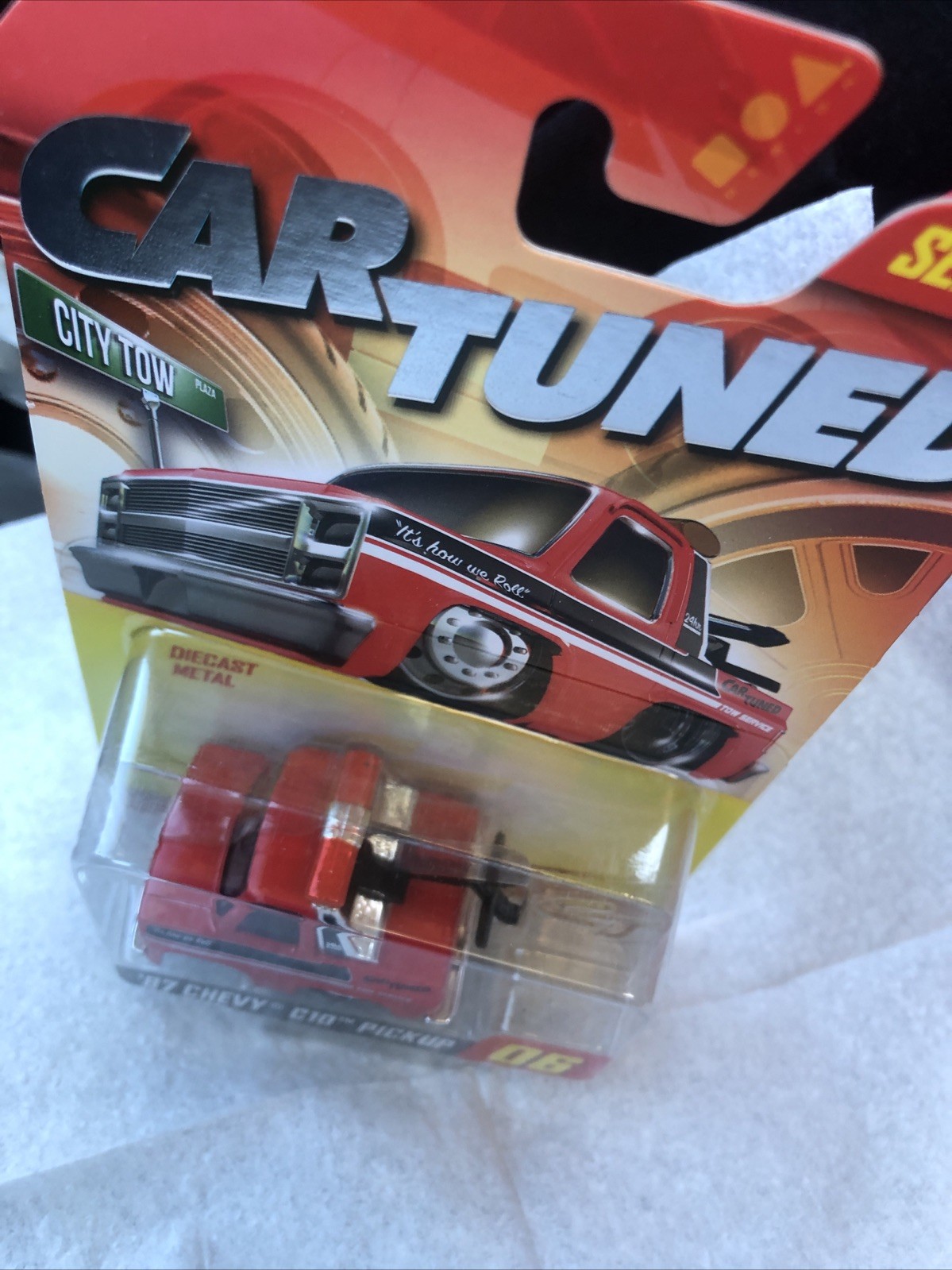 Car Tuned Series 3 Walgreens Red Tab MGA CarTuned Exclusive Rare CHEVY C10 TOW