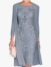 2 PC Mother of The Bride Dress with Jacket - Size runs small see notes