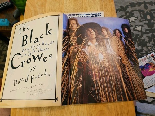 Rolling Stone Magazine BLACK CROWES Issue 605 May, 1991 Joni Mitchell - Picture 5 of 8