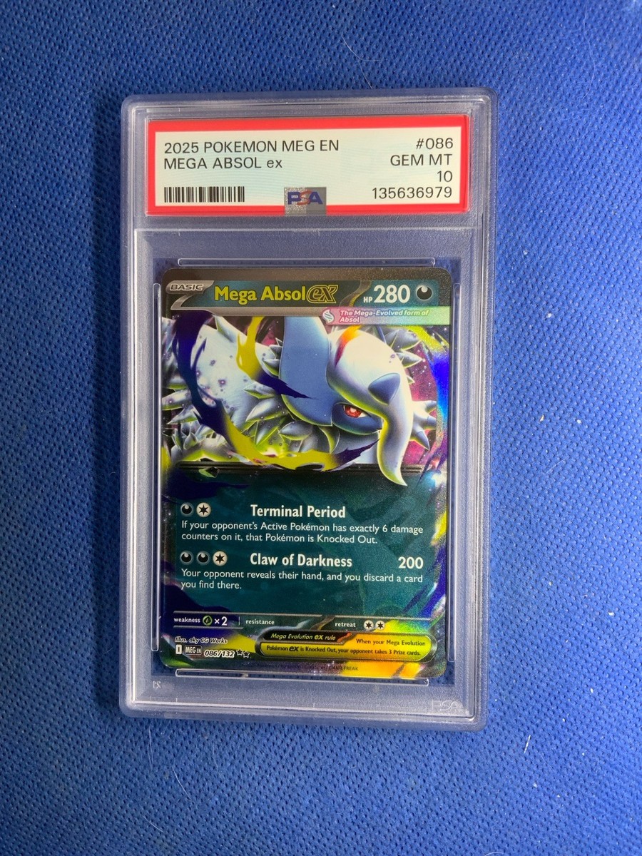 Mega Absol ex 086/132 Me01: Mega Evolution Holo Psa 10 | eBay