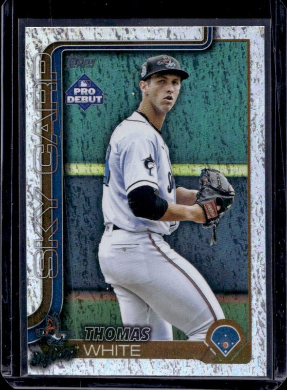 2025 Topps Pro Debut Thomas White Sparkle Foil #/175