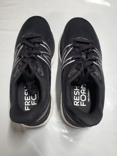 Zapatos para correr New Balance Fresh Foam 860v12 unisex (negro/blanco) 6 mujeres/4,5 hombres - Imagen 4 de 6