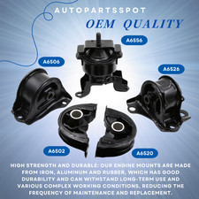 5PCS Rear Engine Motor & Trans Mount Set Fit ...