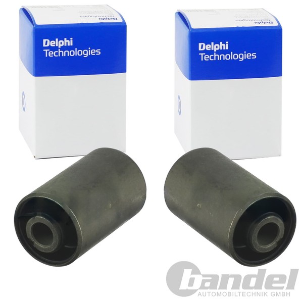 2X Delphi Querlenkerlager Buchsen Vorderachse Passend FüR Honda Civic CR-V Links-image
